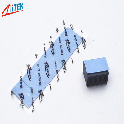 Blue Thermal Conductive Gap Pad Hardness 12±5 Shore 00 For Heat Sinking