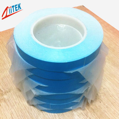 เทปกาวเทอร์มิเนตความร้อนต่ำสีน้ำเงินเทปกาวร้อนสำหรับ Bonding Heat Dissipation Fins ขนาด 10 "x 400 'ขนาด 0.8 W / mK