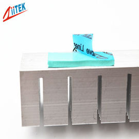 Light Green 3.0W/M-K naturally tacky silicone Thermally Gap Filler for LED floot light