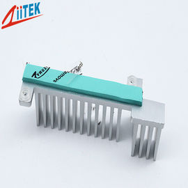 Light Green 3.0W/M-K naturally tacky silicone Thermally Gap Filler for LED floot light
