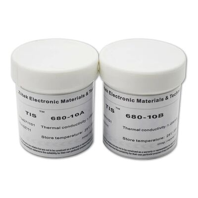 สารประกอบซิลิโคนแบบนําไฟ 2 ส่วนประกอบ 1.0 W/m-K สําหรับกาวโลหะและ PCB