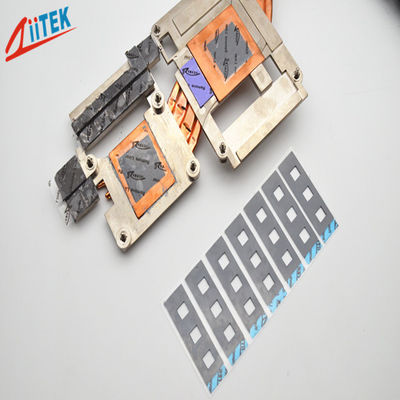 ความแข็งของฮีทซิงค์ซีพียู 2.5W / MK 25 Shore 00 แผ่นนำความร้อนสำหรับชิ้นส่วนอิเล็กทรอนิกส์
