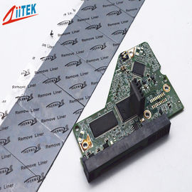 Cooling -50 to 200 ℃ Thermal Conductive 2.95 g / cc แผ่นรองซิลิโคน 2mmT ใช้สำหรับไฟ LED และอุปกรณ์อิเล็กทรอนิกส์ที่เหมาะสม